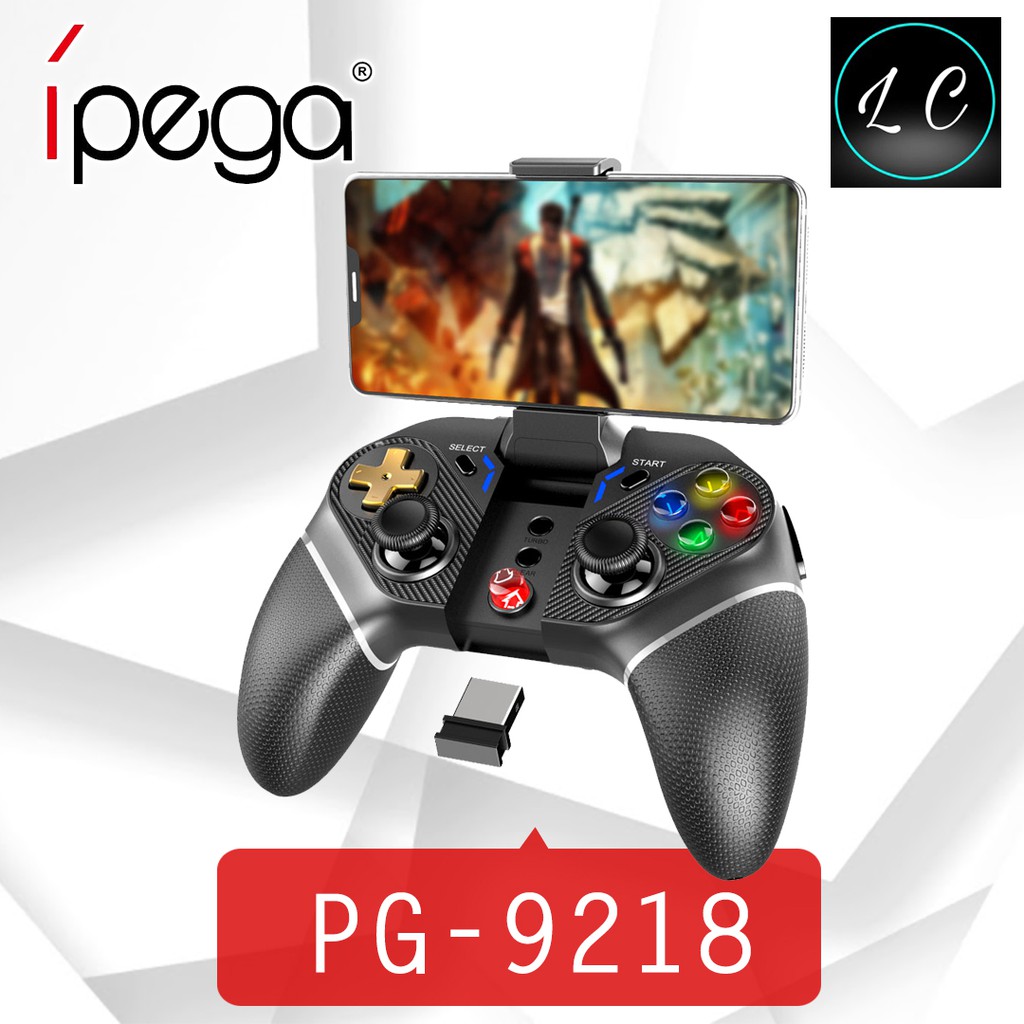 iPega PG-9218 Wireless Bluetooth 5.0 Joystick Game Controller with 2.4G USB Receiver for N.Switch PS3 Android iOS and PC