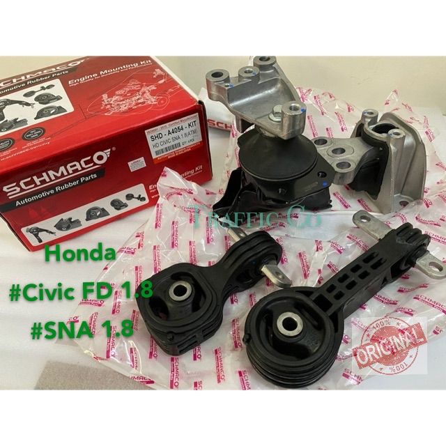 Schmaco Honda Civic Fd Sna 1.8 2.0 Engine Mounting Kit Set 