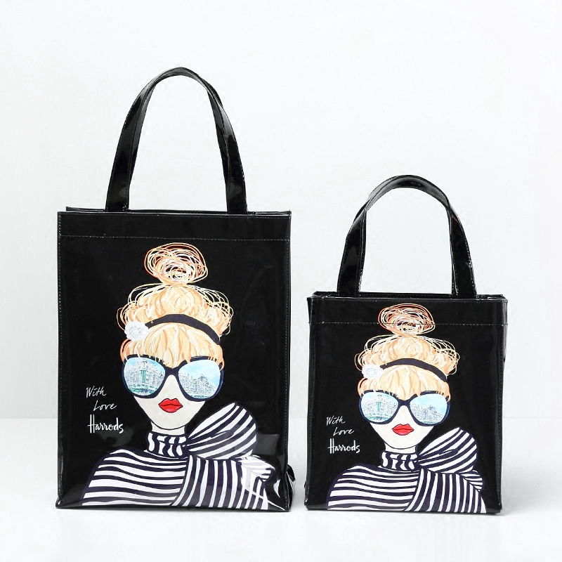 Harrods PVC Shopping Bag Printed Bag Waterproof Shoulder Bag | Shopee Malaysia