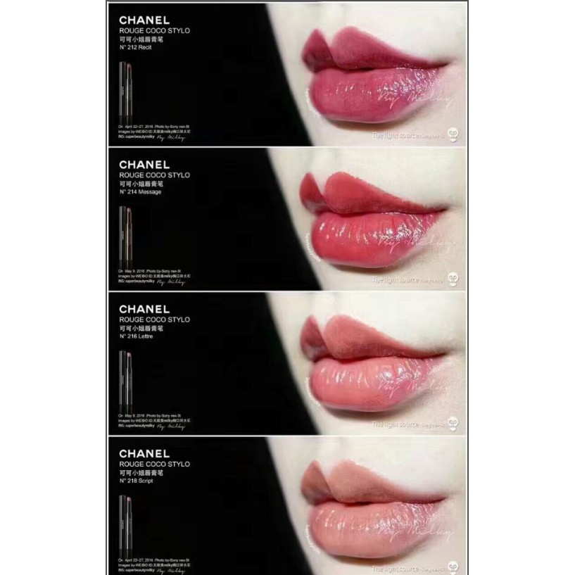 chanel rouge coco stylo 214