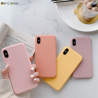 Samsung Galaxy A41 A31 A21 A21S Phone Case Candy Color Colorful Plain Matte Fresh Simple Cute Solid Color Soft Silicone TPU Case Cover