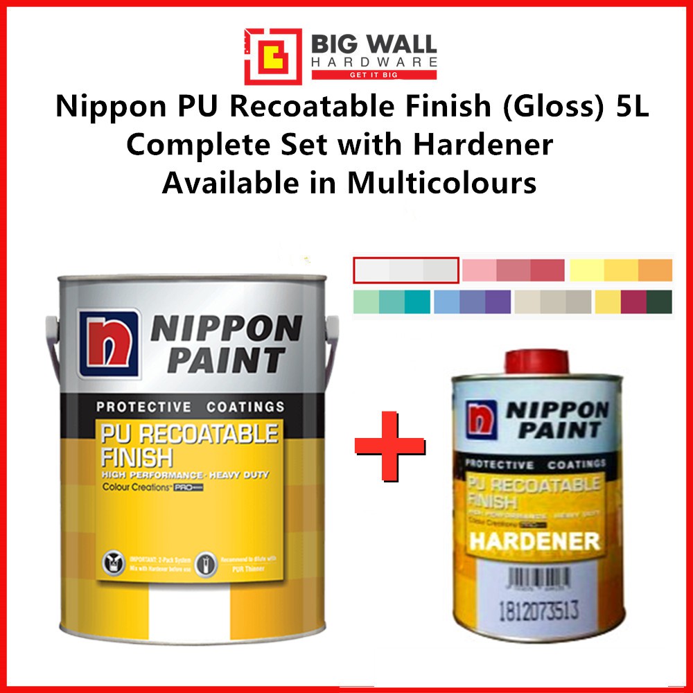 L Nippon Polyurethane Pu Recoatable Finish Gloss Soft Matt High