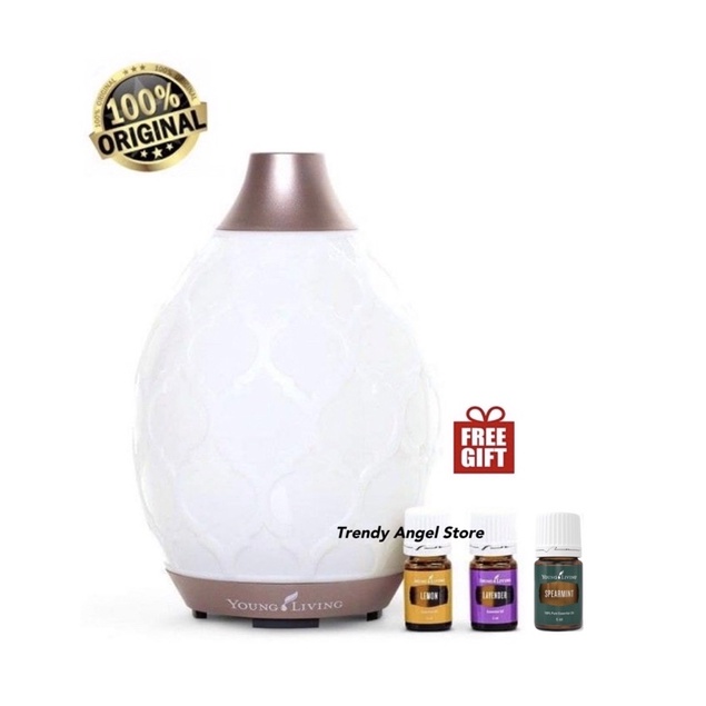 AUTHENTIC YOUNG LIVING - Desert Mist Diffuser 180ml + FREE Lavender ...