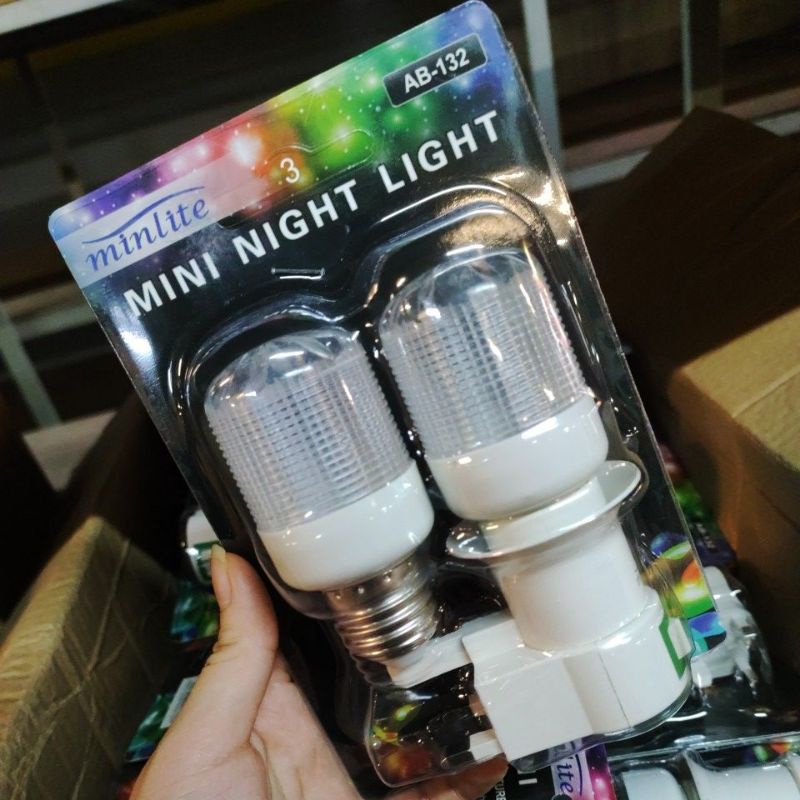 MINLITE Mini Night Light / Dim Light / Sleeping Light Set AB-132 (Lampu ...