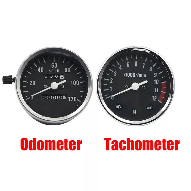 Acouto Motorcycle Odometer Speedometer Tachometer Speedometer Modified Accessories for Suzuki GN125 