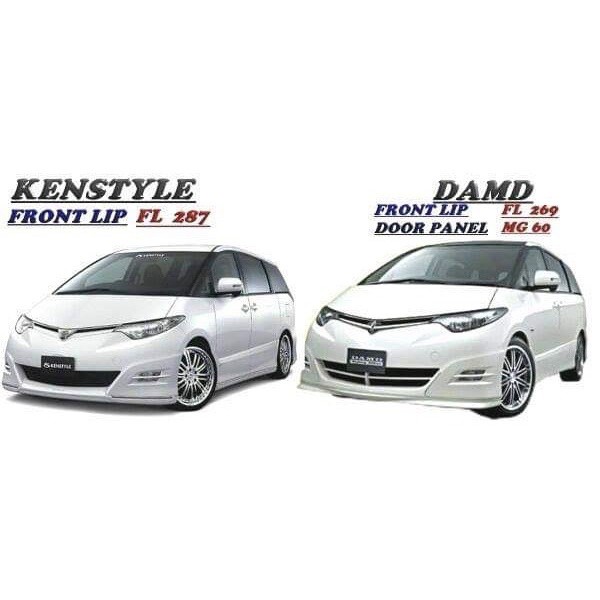 Toyota estima acr50 kenstyle damd gialla front lip skirt diffuser 2006
