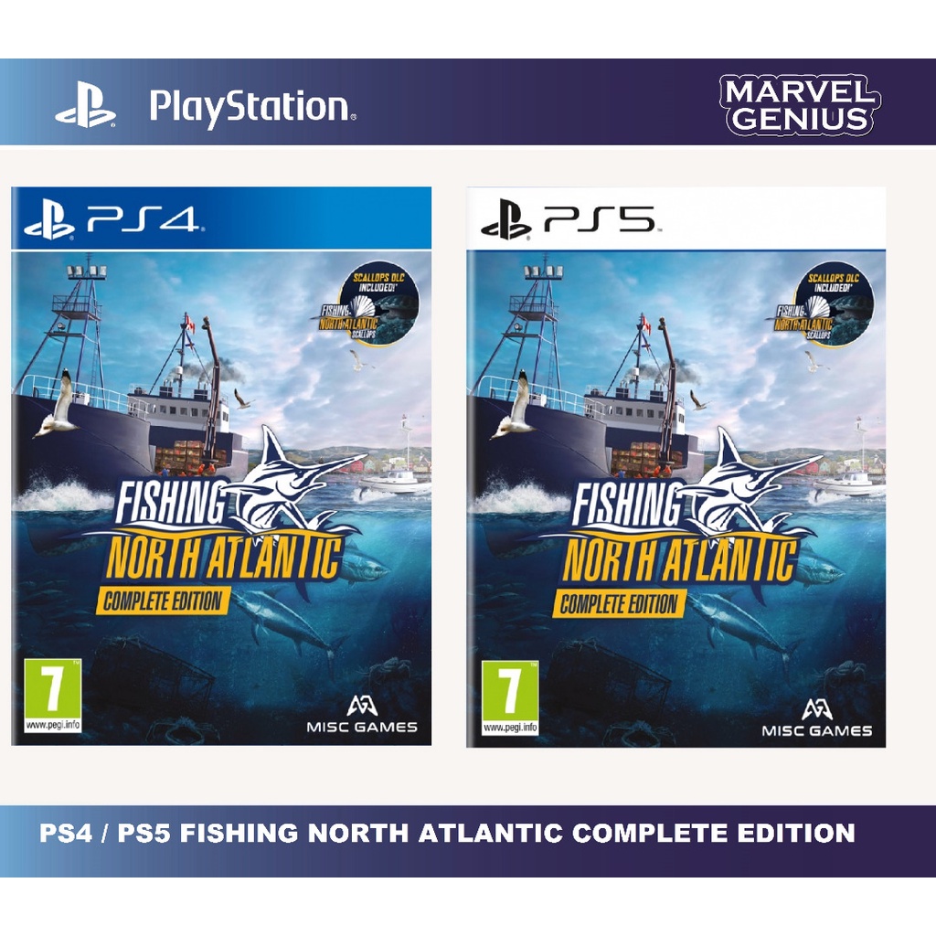 PS4 I PS5 GAME Fishing North Atlantic Complete Edition ( R2 ENG/CHN