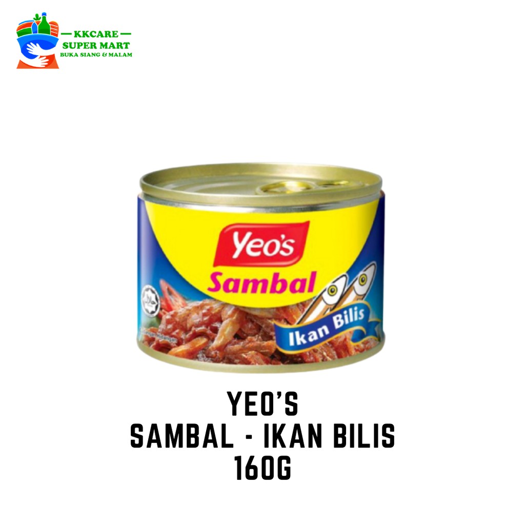 Yeos Sambal Ikan Bilis 160g Shopee Malaysia