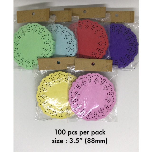 Paper Doillie 3.5” 100 pcs per pack