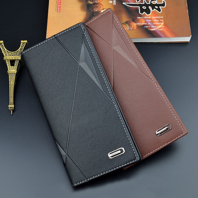 ?Shock Sale?Men Bag Men's Wallet Dompet Beg Long Multi-card W01 Men Wallet 钱包
