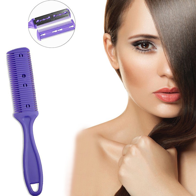 Dual Side Hair Cutter Comb Scissor Trimming Blade Hair Grooming