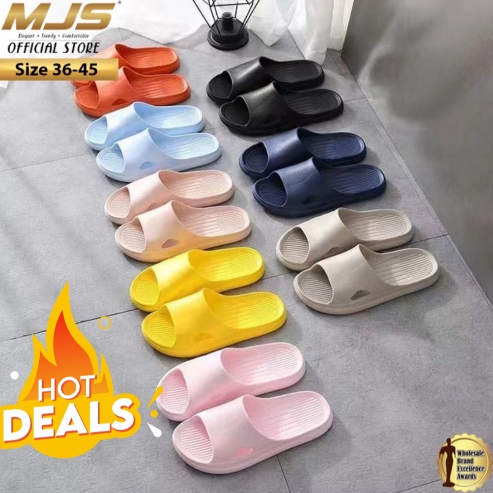 [HOT DEALS] MJS Wholesale 36-45 Men Women Comfy Home Slippers Room Slippers Indoor Slipper Selipar Rumah MJS8801