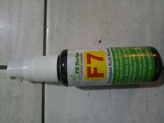 UBAT SPRAY F7 UNTUK KUCING ( KURAP, KUDIS, FUNGUS, KERAPU 