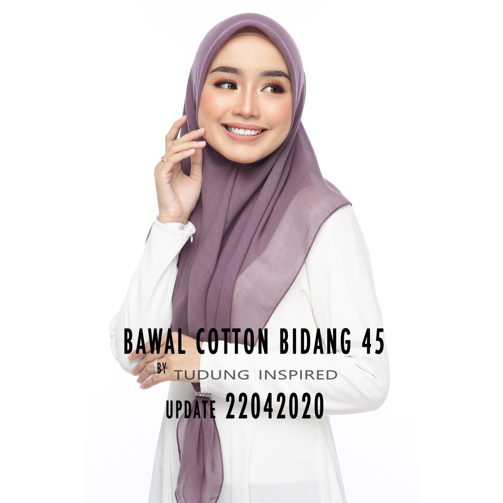 [🔥READY STOCK 🔥] TUDUNG BAWAL BIDANG 45 COTTON | Shopee Malaysia