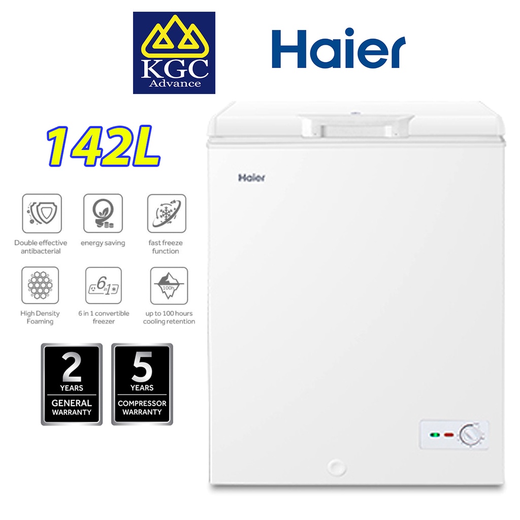Haier (142L) Chest Freezer BD188HMC Shopee Malaysia