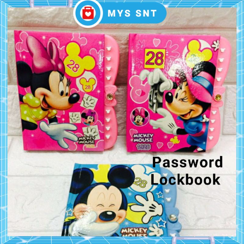 [ Ready Stock ] (64K) Password Book Secret Diary Handbook Notebook Birthday Gift