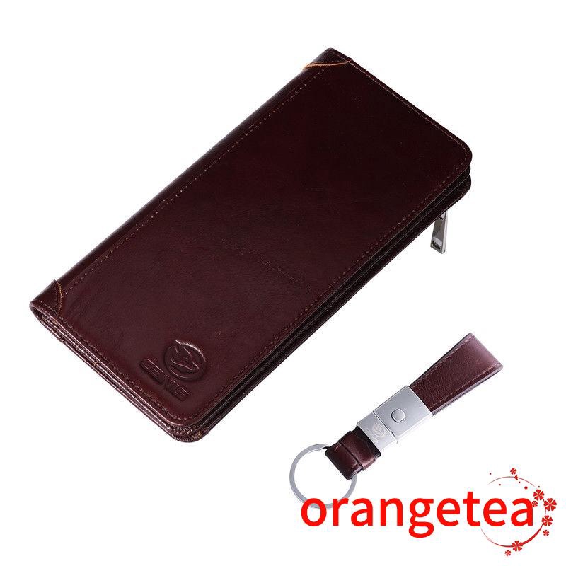 Women Mens Bifold Cowhide Genuine Leather Card Holder Wallet Money Clip - 