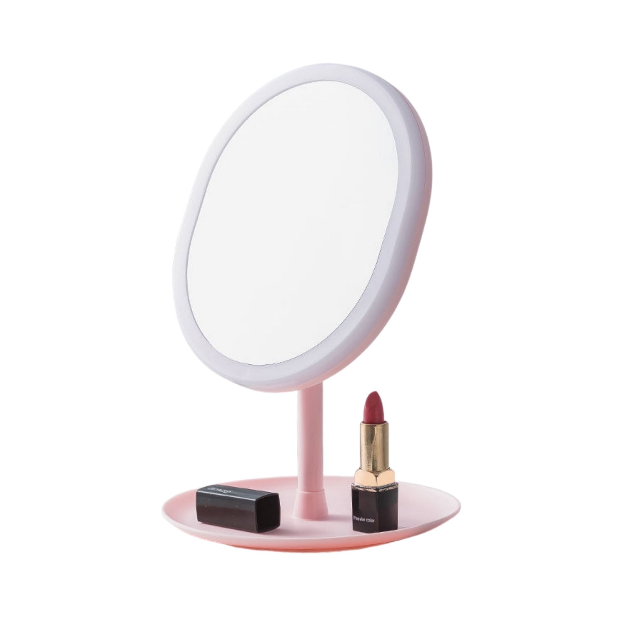 Ready Stock WD-002 3 Mode LED Light Hollywood Dressing Circle Makeup Mirror Portable USB Charge Mirror Bulbs Makeup