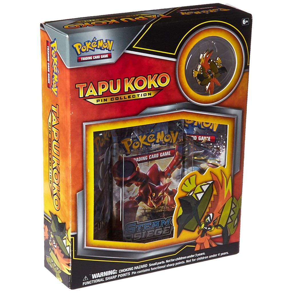 Pokemon - Tapukoko Pin Collection