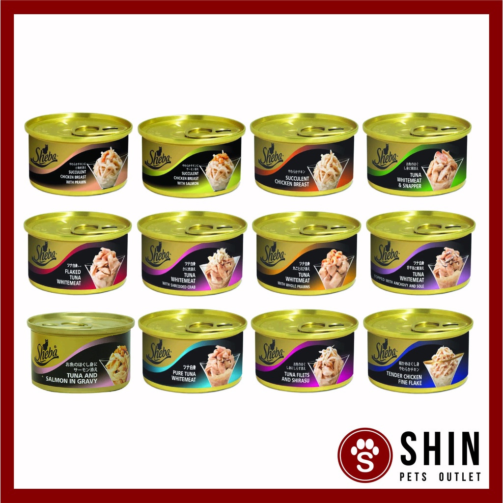 Sheba cat food clearance cans