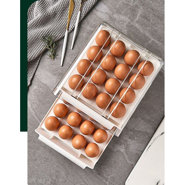 Egg Storage Container ( 32 Pcs- Double Layer) | Shopee Malaysia