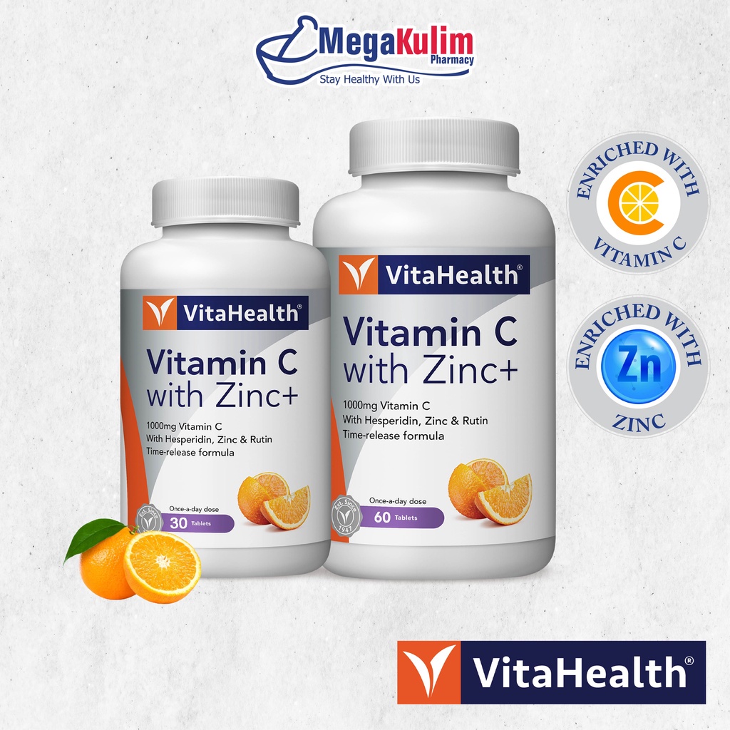 VitaHealth Vitamin C with Zinc+ (60+30 Tab) Shopee Malaysia