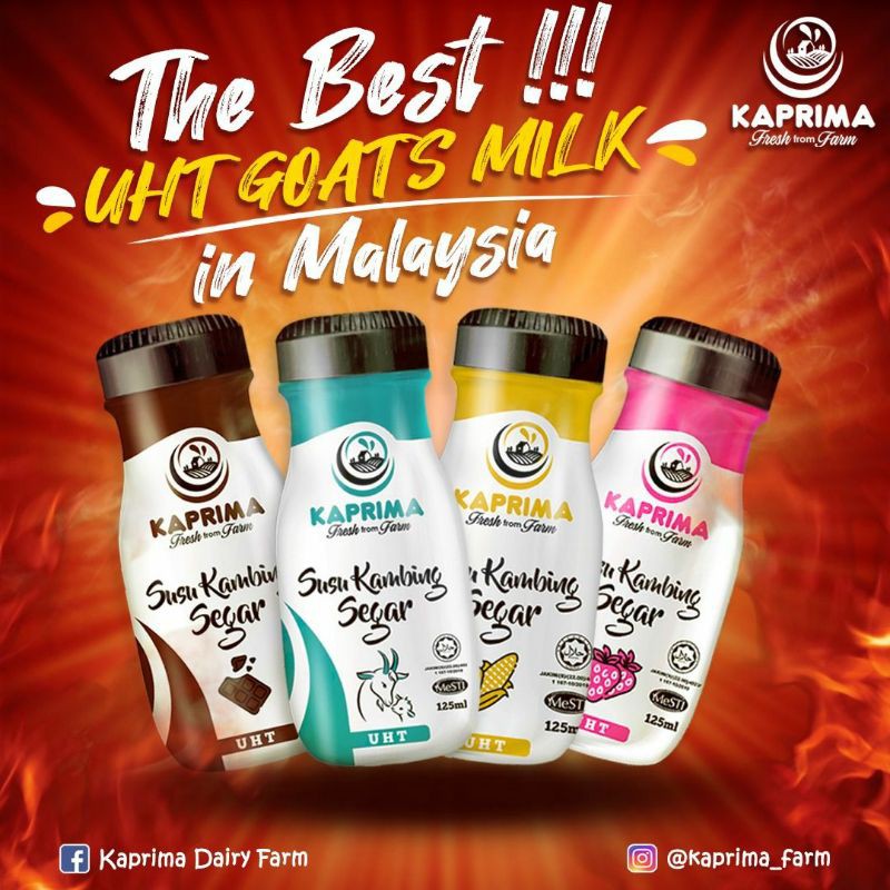 Buy Susu Kambing Asli Fresh Goat Milk Kaprima Sedap Sesuai Untuk Kanak Kanak Ibu Mengandung Orang Tua Milk Booster Seetracker Malaysia