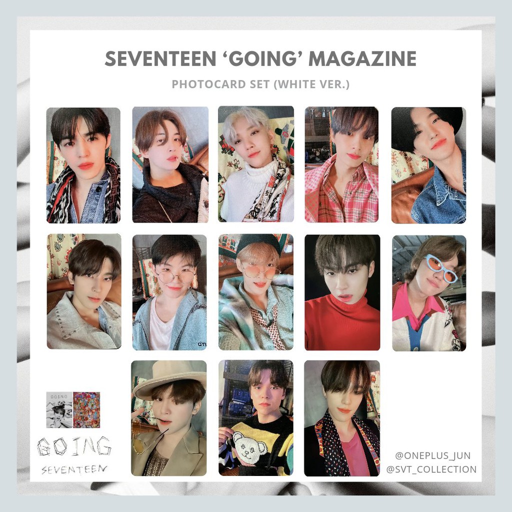 Going seventeen magazine vo.1 トレカ コンプセット