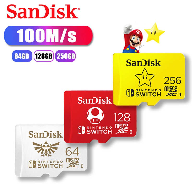 nintendo switch 128gb microsdxc card