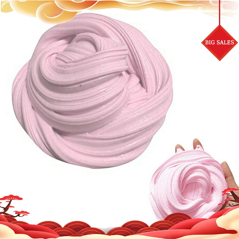 Candy Floss Fluffy Stretchy Slime Clay Mud Safe Washable Stress Relief