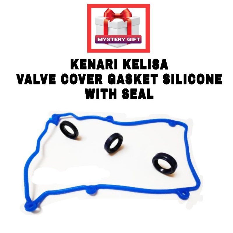 PERODUA KENARI,KELISA SILICONE VALVE COVER GASKET + PLUG SEAL Shopee