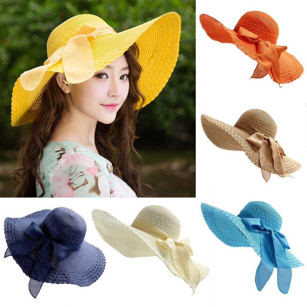 colorful floppy hats