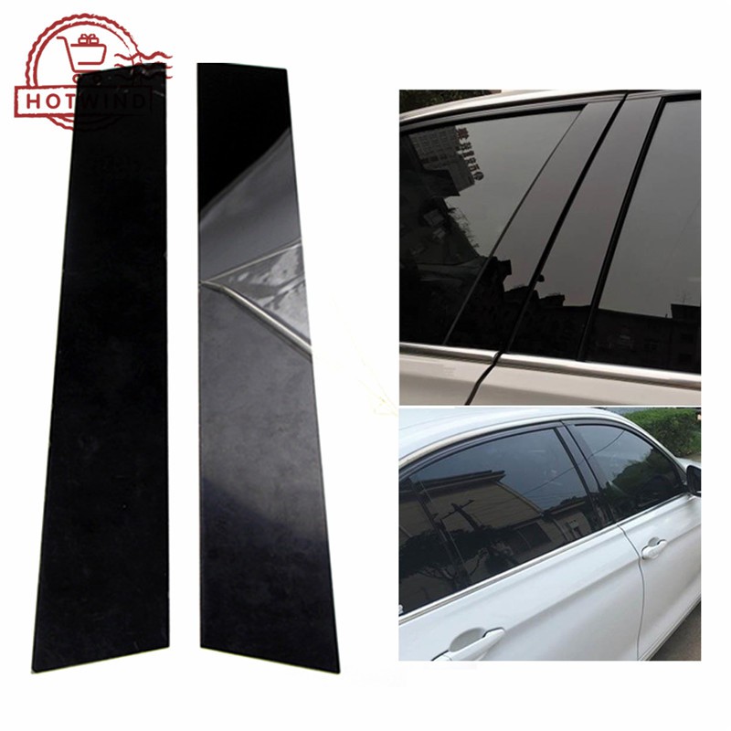 4pcs Set Carbon Fiber Vinyl Sticker Car Door Sill Protector
