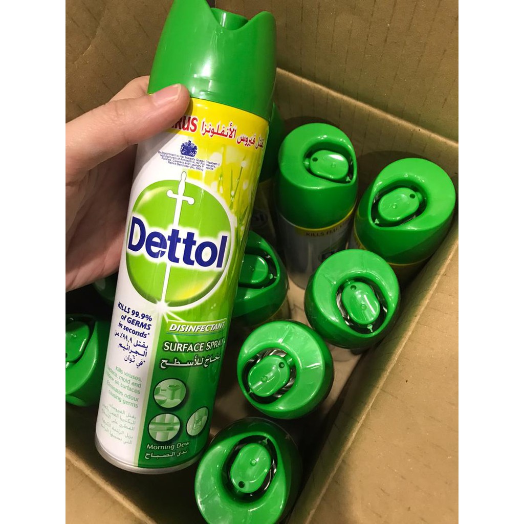 Dettol Disinfectant Spray 225ml (Morning Dew) READY STOCK Shopee