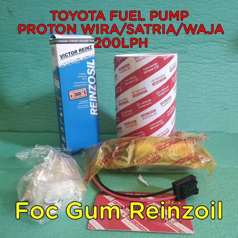 PROTON WIRA SATRIA WAJA 200LPH TOYOTA FUEL PUMP GENUINE ORIGINAL (23221