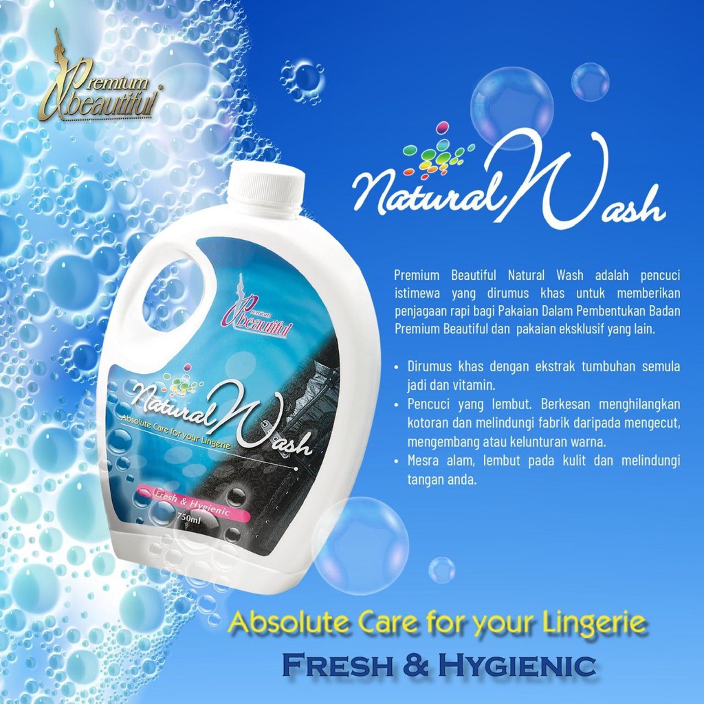 Premium Beautiful Natural Wash Hai O Sabun Pencuci Pakaian Dalam Bra Beautiful Pb Wash Boxer Infinence Therapants Shopee Malaysia