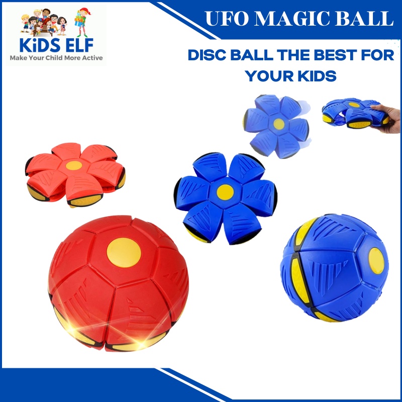 ZLYP Flying Saucer Disc Ball Magic Deformation UFO with Led Light