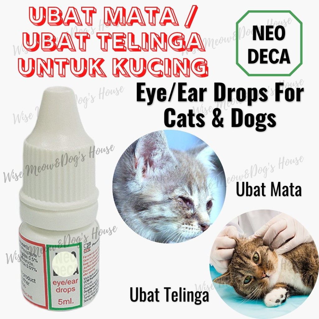 Ready Stock Ubat Mata Ubat Telinga Kucing Eye Ear Drops Treatment Care For Cats Dogs Shopee Malaysia