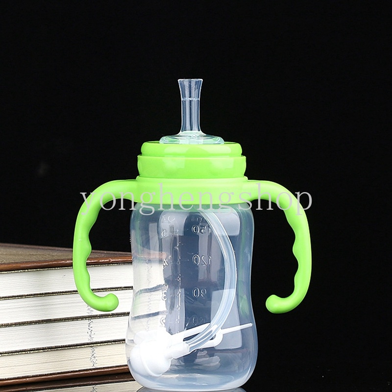 Must Multi Baby Bottle Straw Replacement Wide Mouth Caliber Silicone Feeding Pacifier Learn Drinking Cups Head Replac... - Image 2