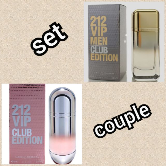 Set 212 VIP CLUB EDITION Carolina Herrera | Shopee Malaysia