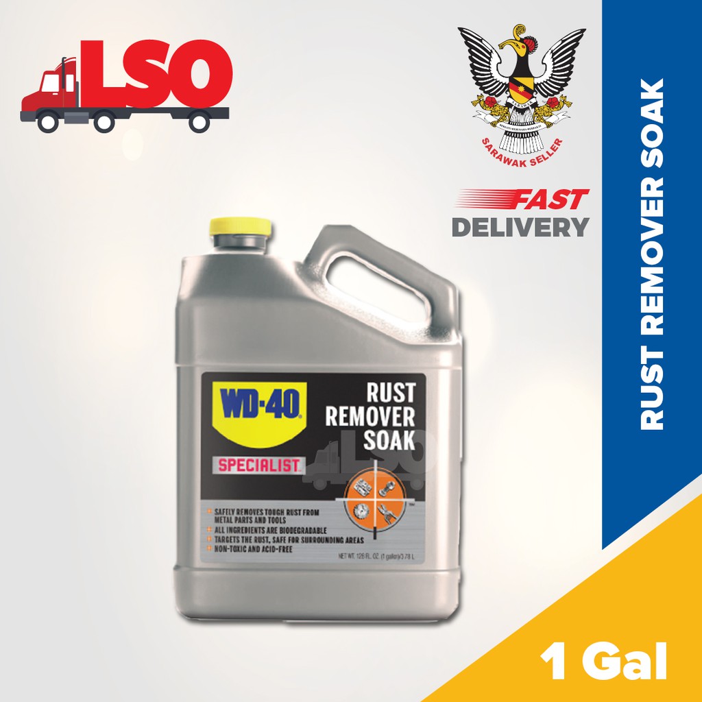 WD40 Specialist Rust Removal Soak 1 Gallon WD40 Rust Remover Soak 3