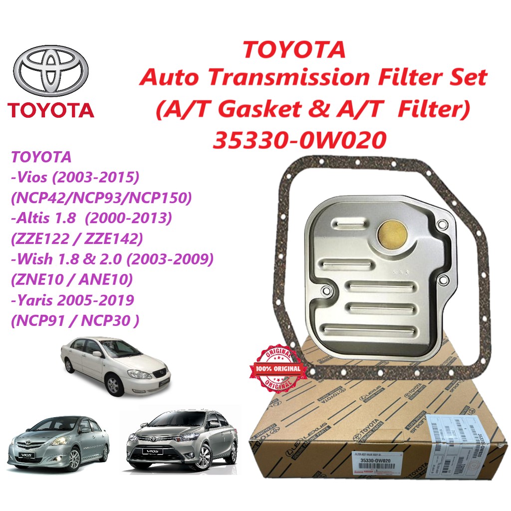 ATF TOYOTA Auto Transmission Filter Set / Auto Filter 353300W020