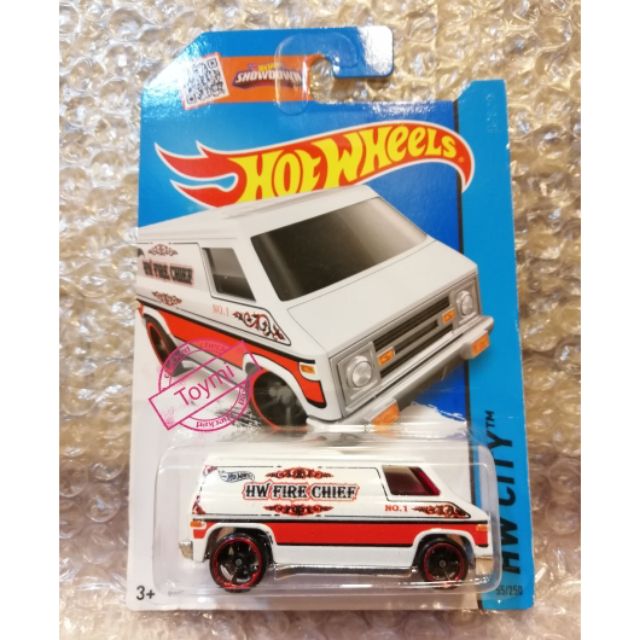 hot wheels white van