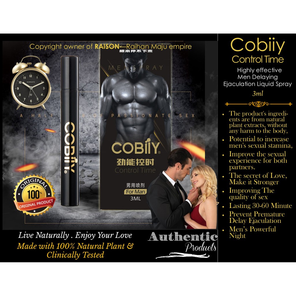 YfZm Control Time Highly effective Men Delaying Liquid Spray 3ml