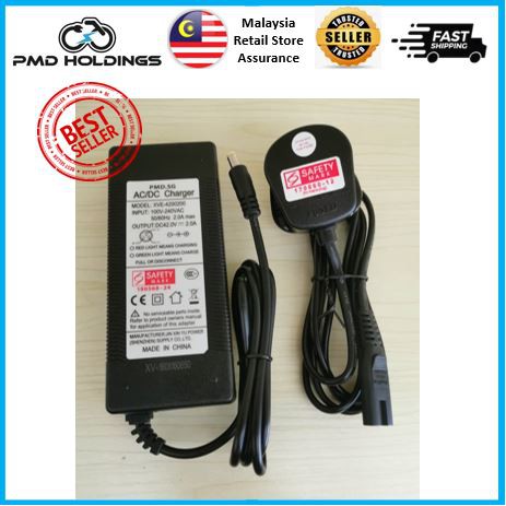 42v 2A for 36v Battery Safety Mark Approved XVE XVE-4200200 4200200 ...