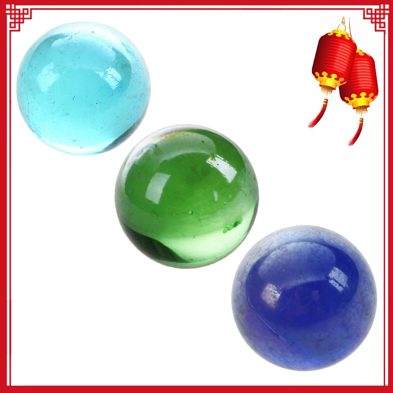 10 Pcs Marbles 16mm Glass Marbles Knicker Glass Balls Decoration