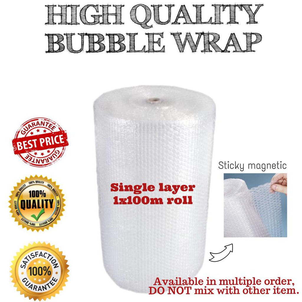 sticky bubble wrap