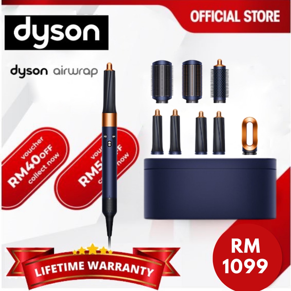 100% AUTHENTIC]Dyson Airwrap Supersonic Hair Dryer Curler Styler Blower  Dyson Airwrap Hair Straightener gold /blue | Shopee Malaysia
