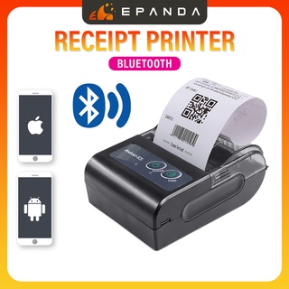Bluetooth Thermal Receipt Printer Mini Printer Barcode Label Printing SRS 69 Topup Payhere POS Restaurant
