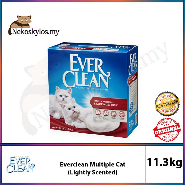 Everclean Multiple Cat (11.3kg) Cat Litter Shopee Malaysia